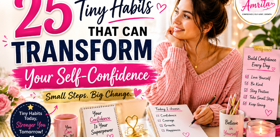 25 Tiny Habits That Can Transform Your Self-Confidence