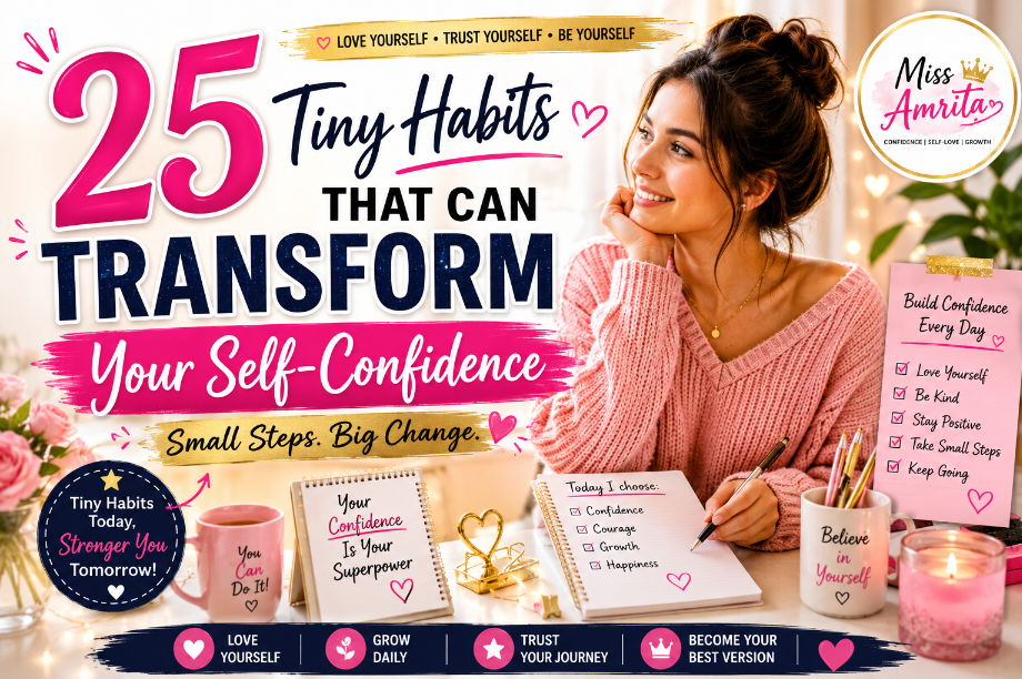 25 Tiny Habits That Can Transform Your Self-Confidence