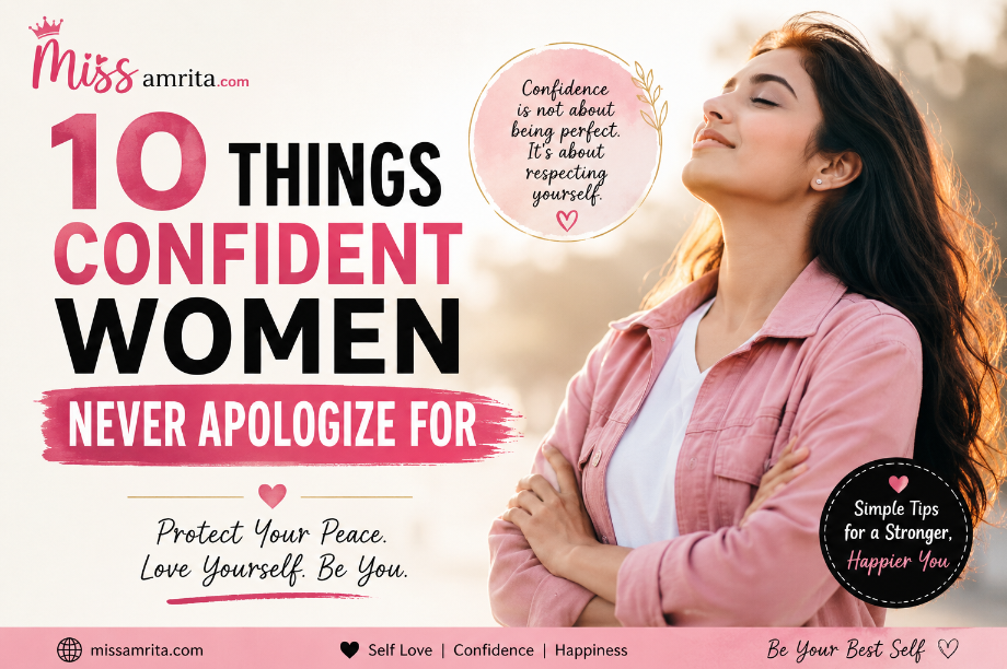 10 Things Confident Women Never Apologize For