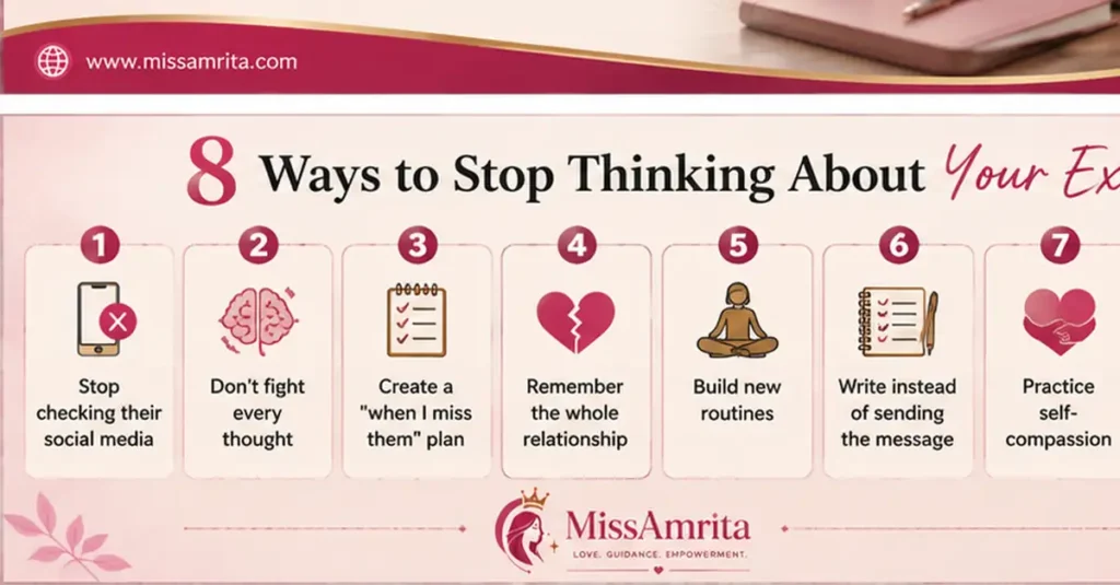 How to Stop Thinking About Your Ex: 8 Things That Actually Help